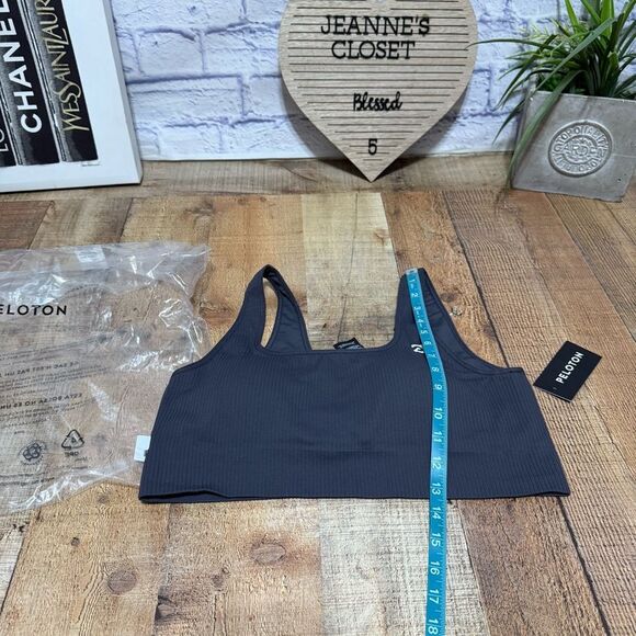 Peloton Seamless Square Neck Sports Bra Size XL 2XL, Gray, Low Impact NWT - Picture 5 of 10